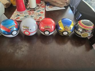 Pokemon TCG Pokeball Assorted Tins
