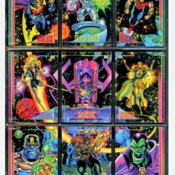 1993 MARVEL UNIVERSE SERIES 4 COMPLETE BASE CARD SET IMPEL SKYBOX MARVEL  UNIVERSE 