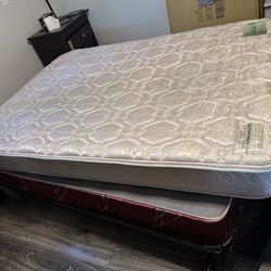Free mattresses with box spring and frame