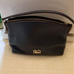 Navy leather Dooney purse