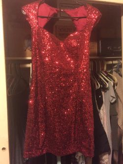 Red sequin GUESS Dress