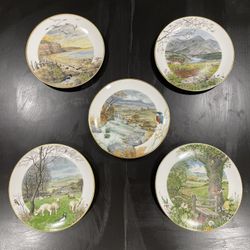5 of 12: Peter Barrett 1979 ‘Country Year’ Collector Plates By FRANKLIN PORCELAIN 