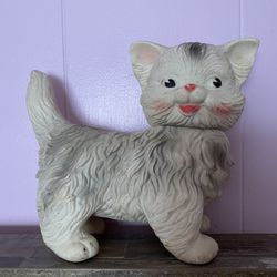 Big Vintage Rubber Cat