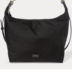 Lauren Ralph Lauren Nylon Hobo Bag