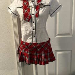 2 Miniskirts. Plaid. Skirt Only.