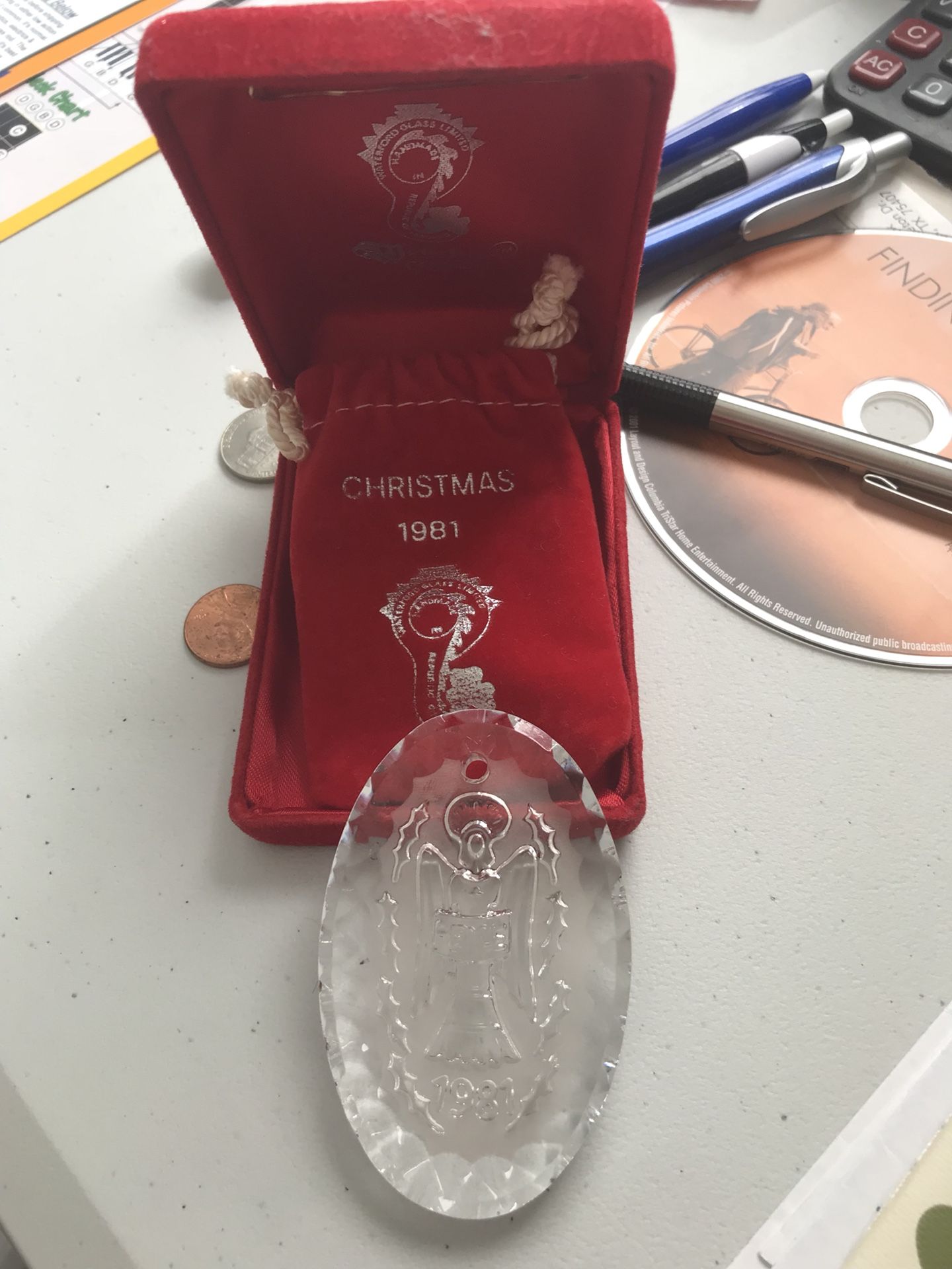 Waterford 1981 Christmas ornament