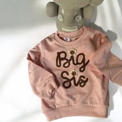 Big Sis Embroidery Sweatshirt