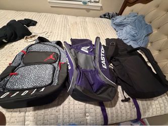 Three backpacks