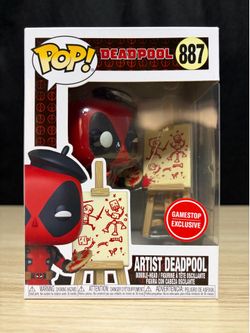Funko Pop! Vinyl: Deadpool - Artist Deadpool #887 - GameStop Exclusive