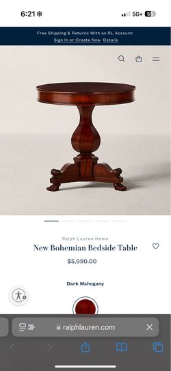 RALPH LAUREN BOHEMIAN TABLE