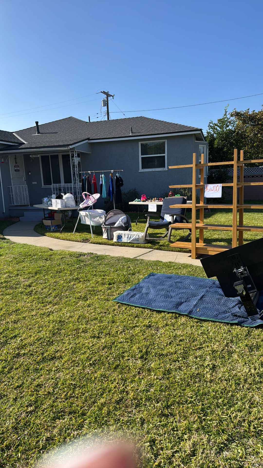 Yard Sale and Cake