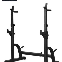 BARWING 49IN Rack For Bench Press Stand ,Barbell Rack Stand - Adjustable Multi-Functional Squat Barbell Stand for Weight Bench Press, weight bench rac