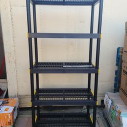 5-tier Plastic Garage Storage Shelving 