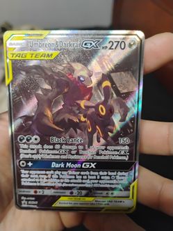 Pokemon Darkrai and Umbreon GX Tag Team NM