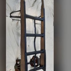 Vintage Rustic Industrial Hand Cart Dolly