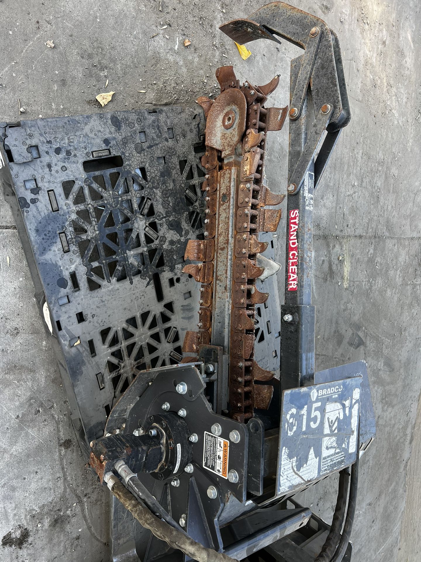 Trencher Attachment Bradco paladin Toro Dingo Vermeet Stx