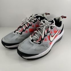 Nike Air Max DC9410-001 Men’s Size 10.5 Gray Black Red Running Shoes