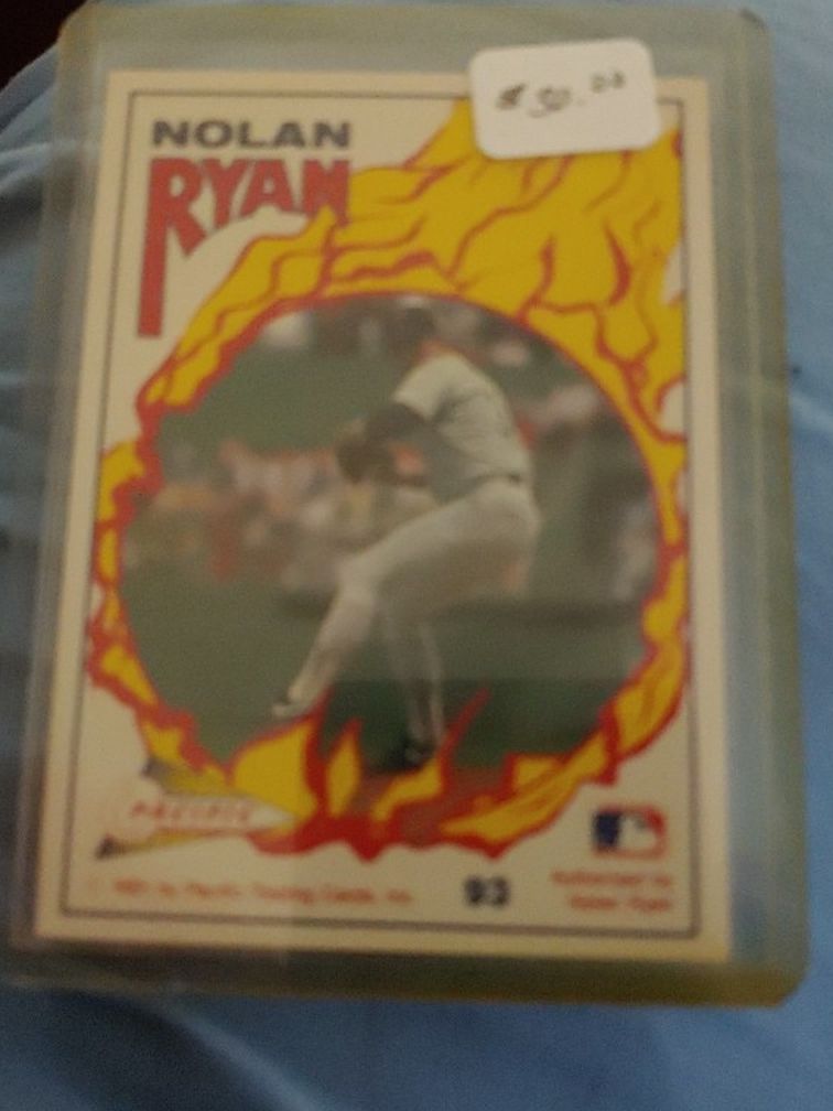 Pacfic 1991 Nolan Ryan This Is a Two Sided Picture Card