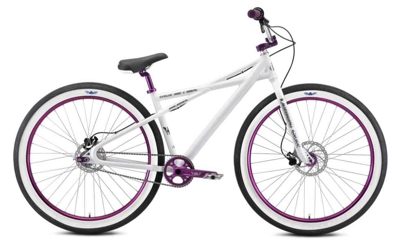 SE Bikes Monster Quad 29 BMX Bike Arctic White
