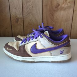 Nike Dunk Low Premium Setsubun Size 8 Brown Purple Sneakers DQ5009-268