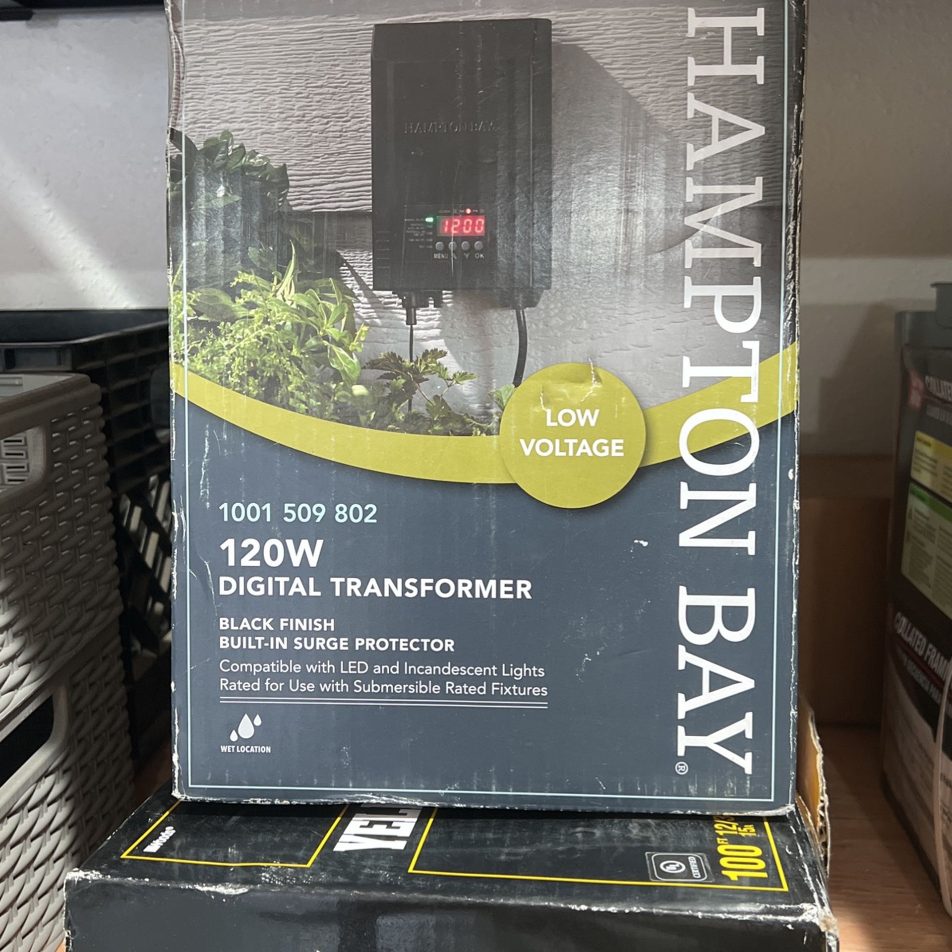 Hampton Bay LowVoltage 120Watt Landscape Lighting Transformer with