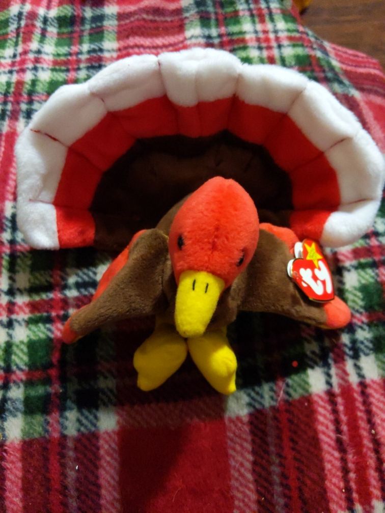 Turkey beanie baby Gobbles