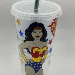 Starbucks Wonder Woman Custom Cup
