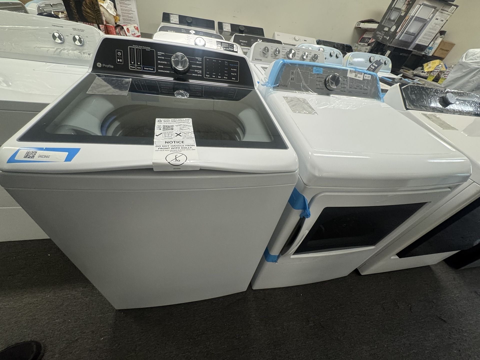 GE Profile Washer & Electric Dryer New