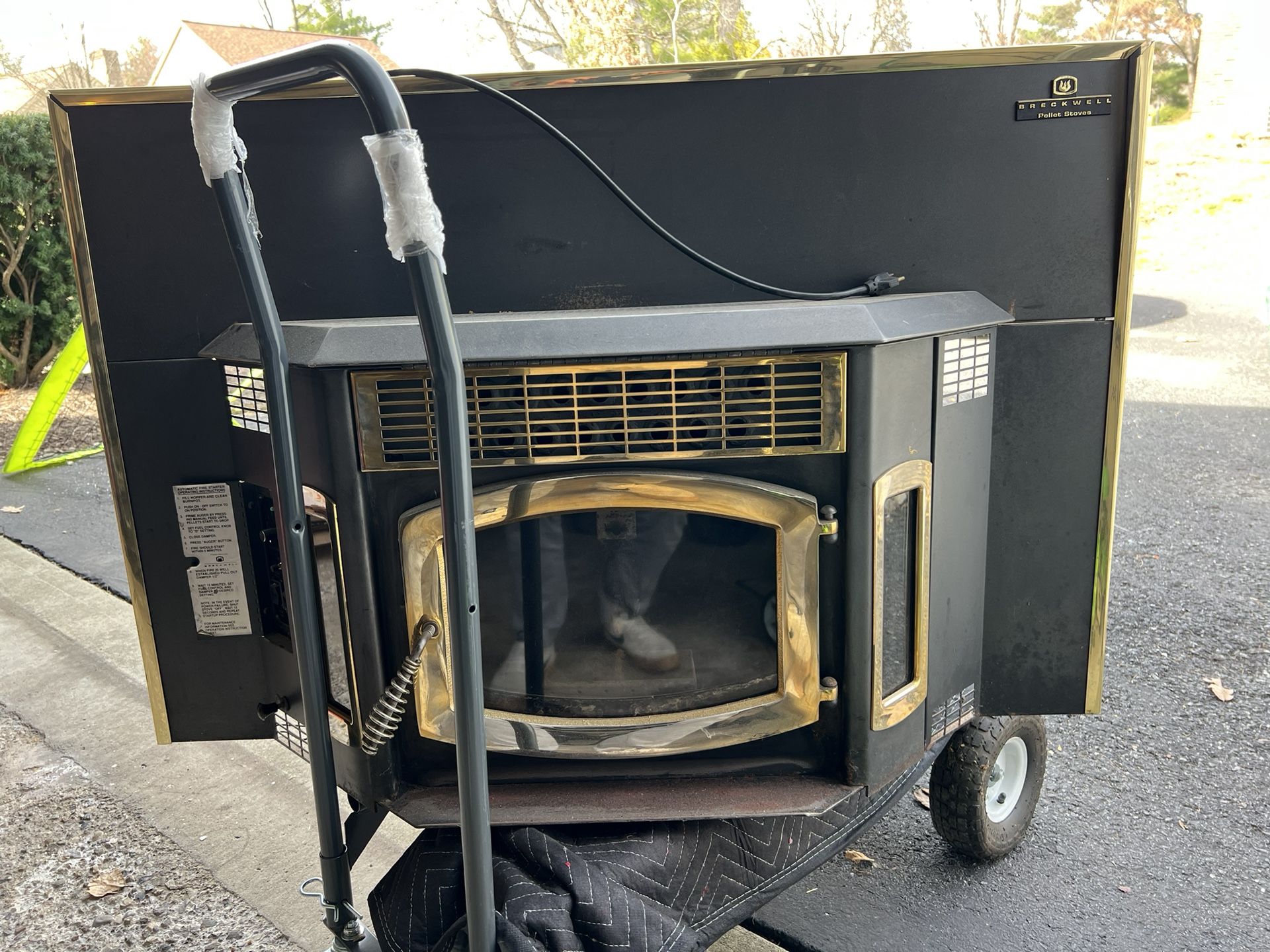 Breckwell Blazer Pellet Stove Fireplace Insert