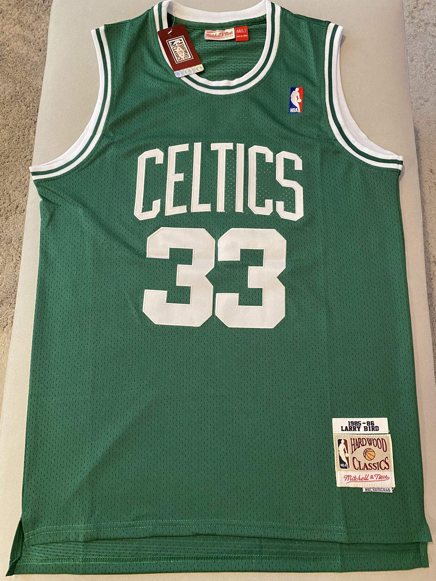 NBA Mitchell & Ness Boston Celtics Larry Bird jersey