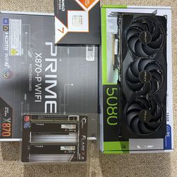 Ryzen 9850x3d X870 32G RAM 5080GPU Build Combo