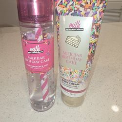 Bath n Body works Milk Bar birthday cake fragrance & Body cream