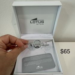 Lotus Style 925 Sterling Silver Tree of Life Bracelet – New w/ Box