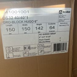 Hugo  Grow-block   6" x 6"  Rockwool Grow Cubes