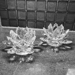 Shannon Crystal Lotus Candle Holders