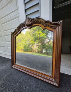 Queen Bedroom Set – Dresser, Mirror, Chest & Queen Bed Frame with box spring included-$1,200 OBO