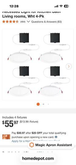 I Have A Box Of 4- Pack Canless Recessed Lights