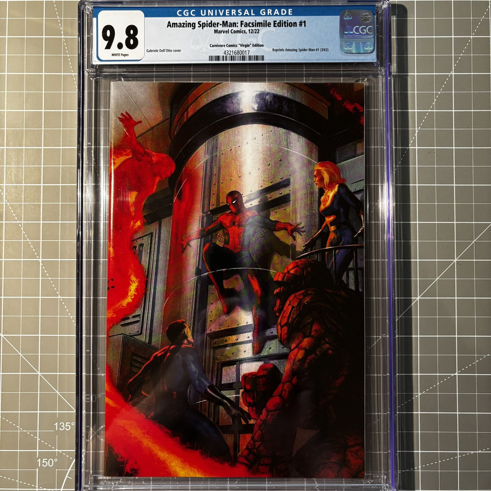 2022 Amazing Spider-Man #1 (Dell’Otto Virgin Variant, CGC 9.8)