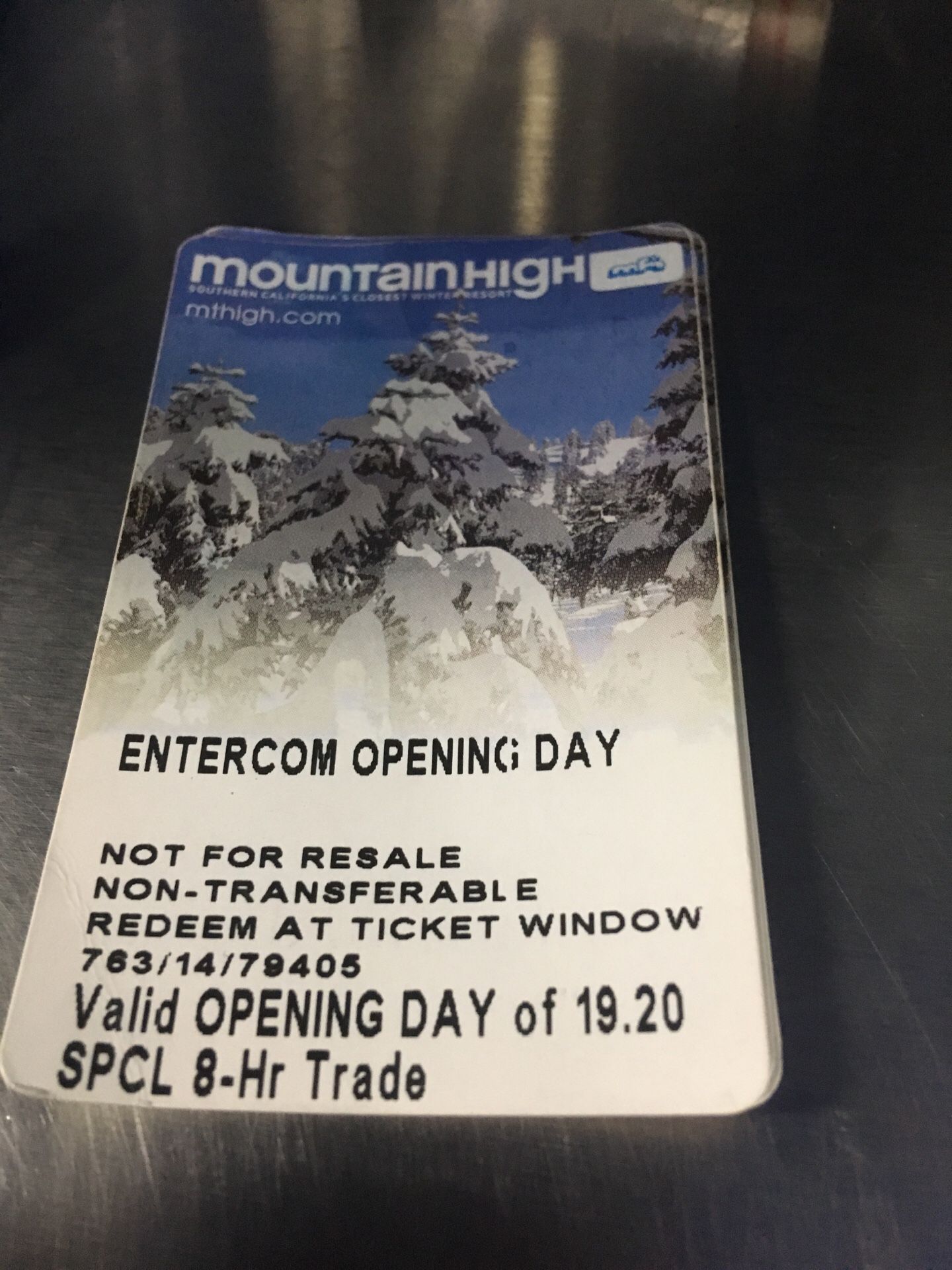 Mountain High Opening Day Lift Tickets