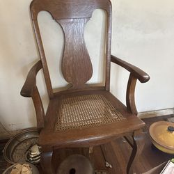 Antique wood chair 