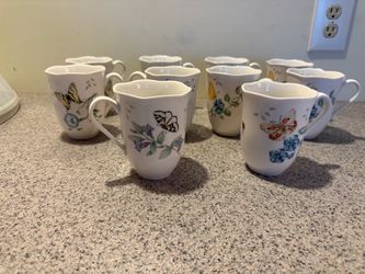 Lenox Butterfly Meadow mugs