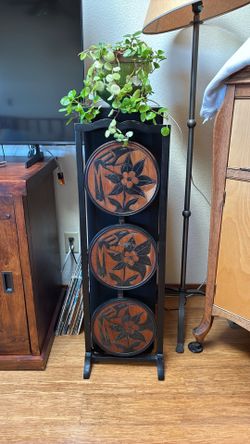 Antique plant stand