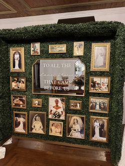Wedding Photos Wall