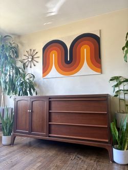 Lovely Vintage Lane Rhythm Record Credenza 