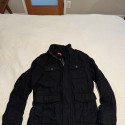 Men’s Wool Military Field Jacket Pea Coat