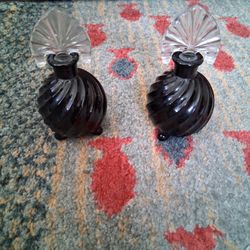 Vintage Imperial Glass Perfume Bottles