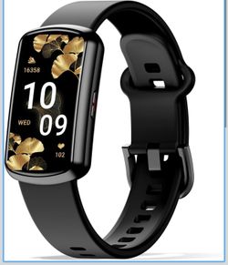 Health Fitness Tracker with 24/7 Heart Rate, Smart Watch with Blood Pressure and Blood Oxy-gen Monitor, Bulit-in 120+ Sport Mode, Sleep Tracking Water
