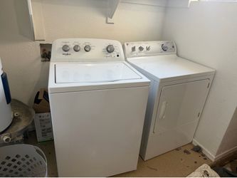 Whirlpool washer and dryer