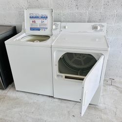 Washer Dryer GE Top Load Super Capacity Like New FREE DROP OFF