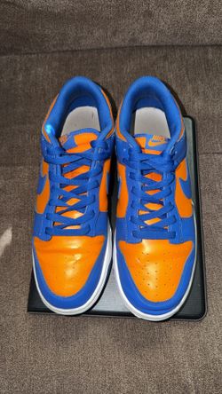 Nike Dunk Los Knicks Blue Orange Size 9.5